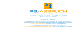 Desktop Screenshot of abbruch-pb.de