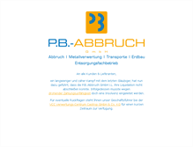 Tablet Screenshot of abbruch-pb.de